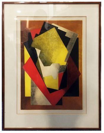 Radierung Und Aquatinta Villon - Composition Cubiste (1927)
