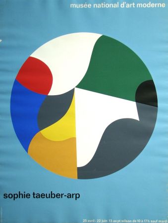 Plakat Taeuber-Arp - Composition dans un cercle 