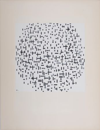 Siebdruck Mondrian - Composition de lignes, 1917 (1957)