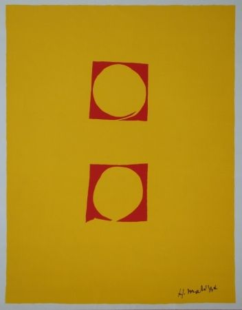 Siebdruck Matisse - Composition Deux cercles