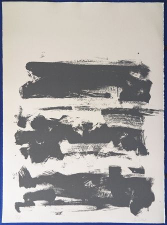 Lithographie Mitchell - Composition en gris