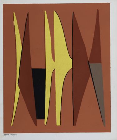 Lithographie Magnelli - Composition I, 1952