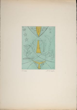 Radierung Survage - Composition surréaliste XVI, c. 1930s