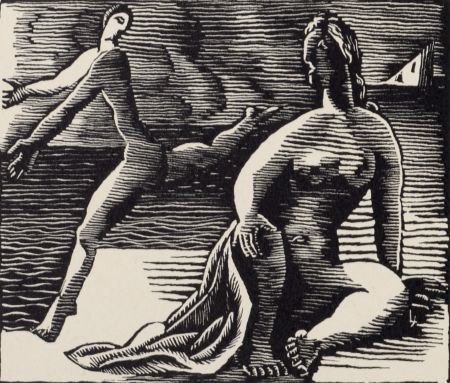 Holzschnitt Survage - Composition surréaliste XXVI (1), 1957