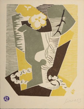 Holzschnitt Survage - Composition surréaliste XXXIX, 1926