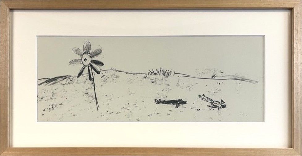 Lithographie Eliasson - Composition with windmill