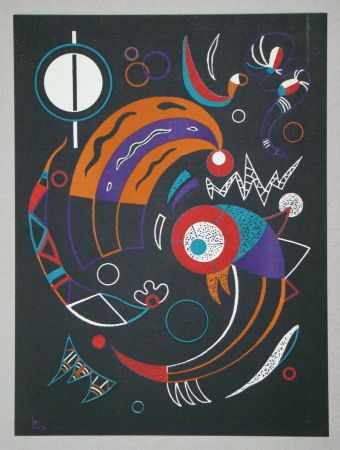 Lithographie Kandinsky - Comètes