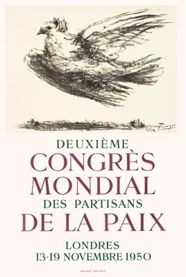 Plakat Picasso - Congrès de la Paix