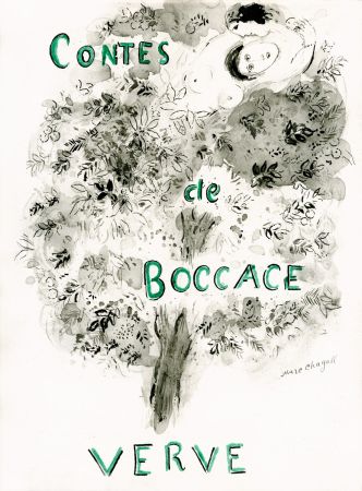Illustriertes Buch Chagall - Contes de Boccace (Revue Verve)