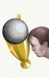 Lithographie Topor - Coupe du monde 82