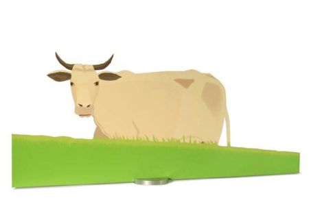 Siebdruck Katz - Cow