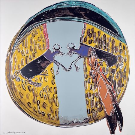 Siebdruck Warhol - Cowboys and Indians: Plains Indian Shield, II.382