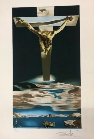 Lithographie Dali - Cristo de San Juan de la Cruz