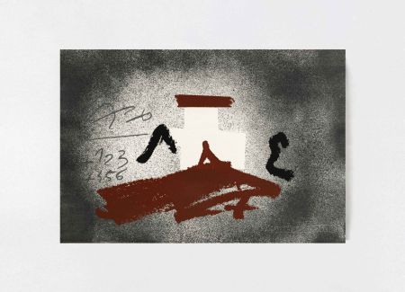 Stich Tàpies - Croix blanche
