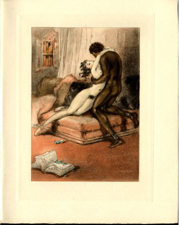 Illustriertes Buch Icart - CRÉBILLON, Fils : LE SOPHA. 23 (22) eaux-fortes originales en couleurs de Louis Icart.