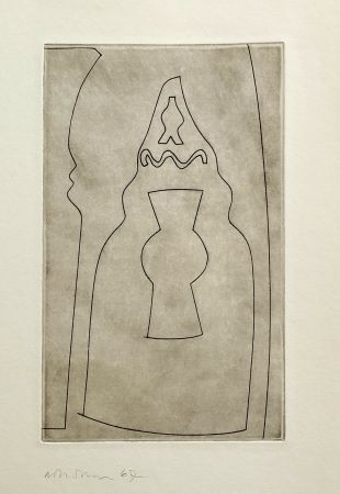 Radierung Nicholson - Curled Turkish form