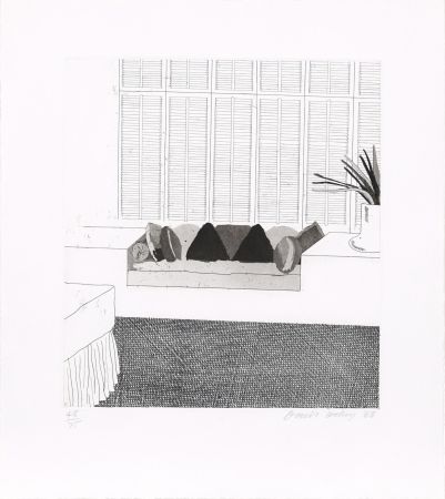 Radierung Und Aquatinta Hockney - Cushions