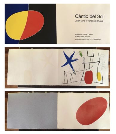 Illustriertes Buch Miró - CÀNTIC AL SOL