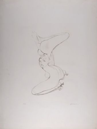 Radierung Bellmer - Céphalopode