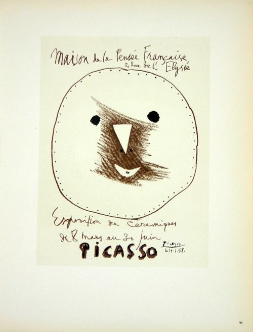 Lithographie Picasso (After) - Céramiques 