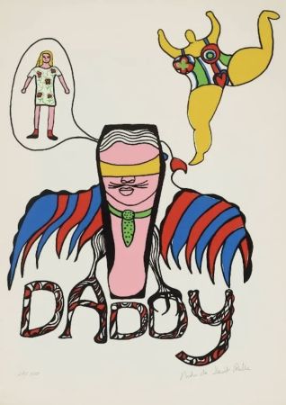 Siebdruck De Saint Phalle - Daddy