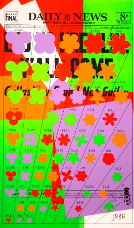 Siebdruck Warhol - Daily News - LBJ to Kremlin – Y'all Come