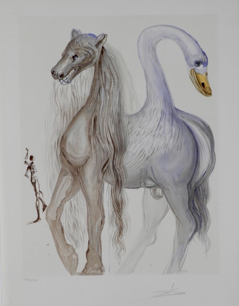 Lithographie Dali - Dalinean Horses Horace's Chimera