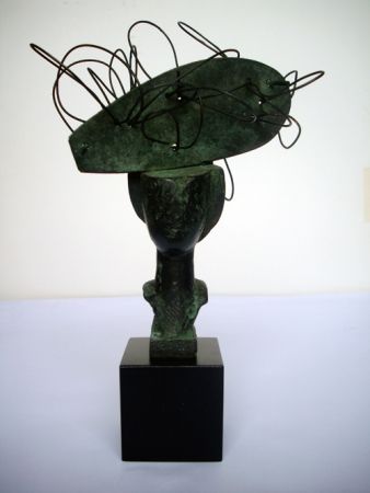 Monotypie Valdés - Dame en bronze