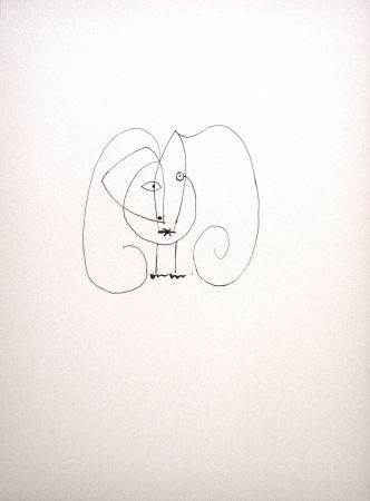 Lithographie Picasso - Dans l’atelier de Picasso