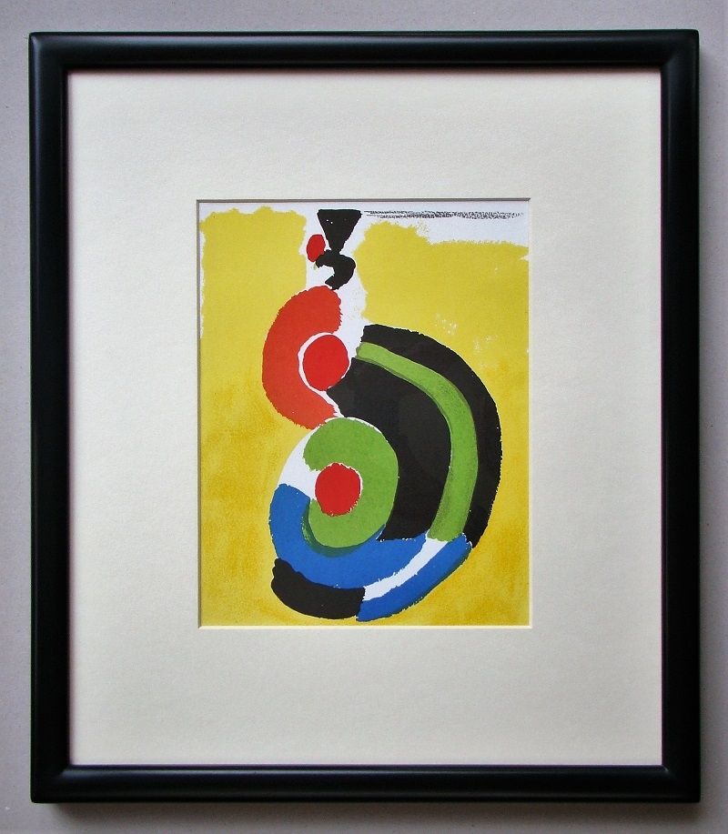 Lithographie Delaunay - Danseuse Espagnole