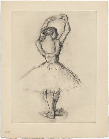 Radierung Degas - Danseuse (étude, vers 1878-1880)