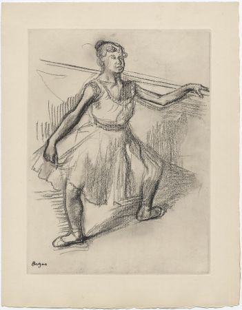 Radierung Degas - Danseuse (étude, vers 1878)