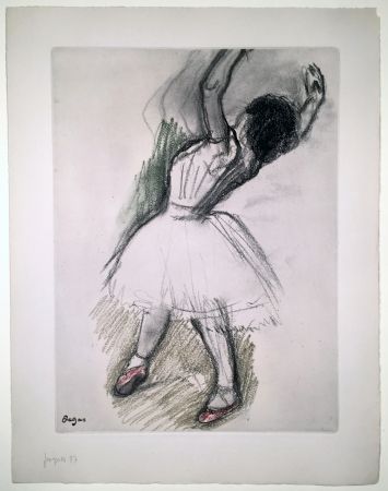 Radierung Und Aquatinta Degas - Danseuse (étude, vers 1880)