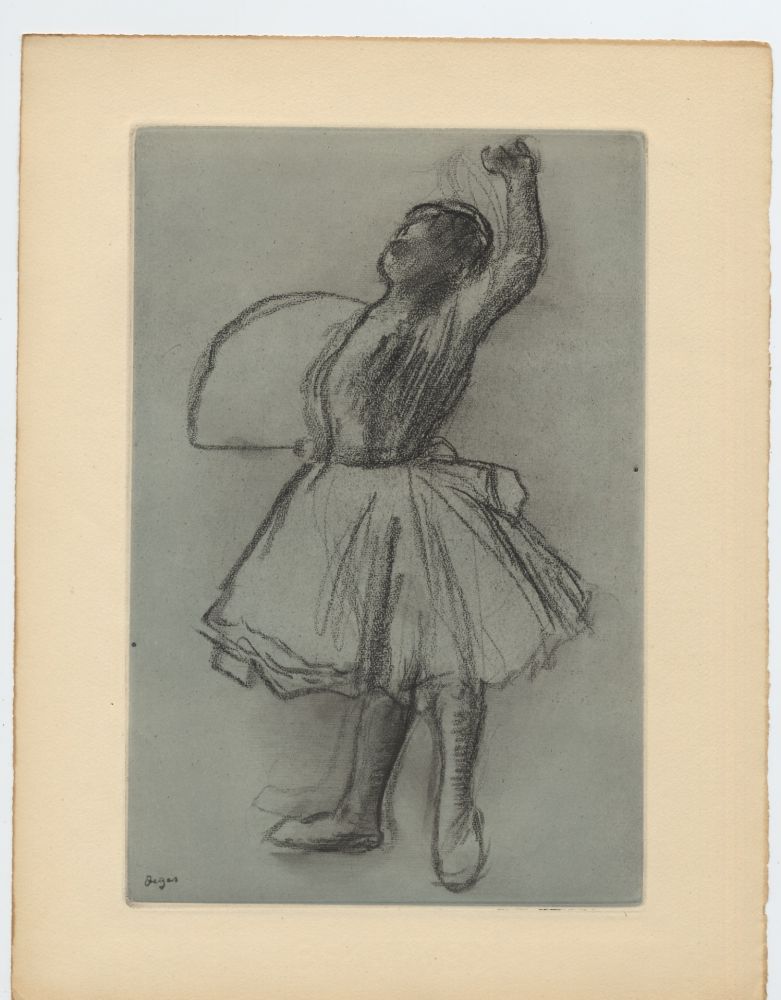 Radierung Und Aquatinta Degas - Danseuse (étude, vers 1890)