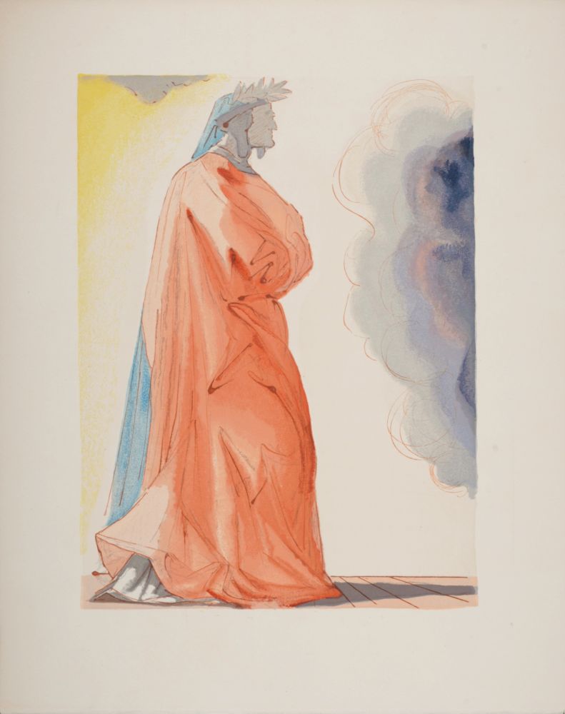 Holzschnitt Dali - Dante, 1963