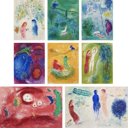 Lithographie Chagall - Daphnis and Chloé full album
