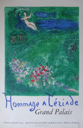 Illustriertes Buch Chagall - Daphnis et Chloé, le Verger de l'amour