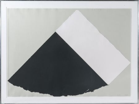 Siebdruck Kelly - Dark Gray and White