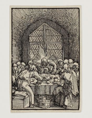Holzschnitt Altdorfer - Das letzte Abendmahl (The last Supper)