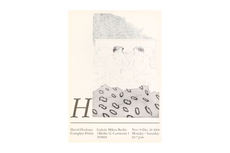 Plakat Hockney - David Hockney Complete Prints. Poster, 1968.