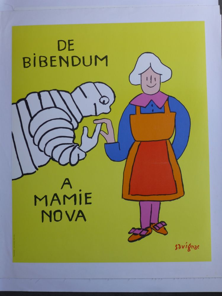 Plakat Savignac - De bibendum à mamy nova 