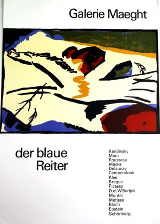 Lithographie Kandinsky - De Blaue Reiter