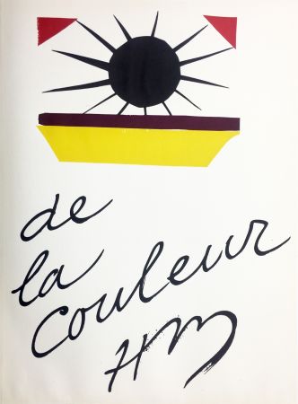 Lithographie Matisse - DE LA COULEUR  (Pour la revue Verve n°13, 1945)