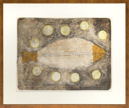 Lithographie Tamayo - Demi Poisson (Half Fish)
