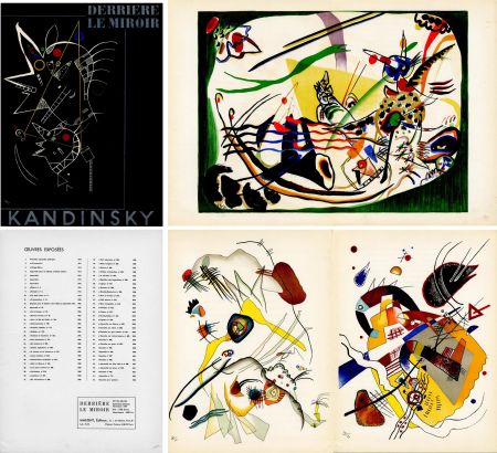Illustriertes Buch Kandinsky - DERRIÈRE LE MIROIR N°101-102-103. KANDINSKY. Sept-Oct-Nov. 1957.