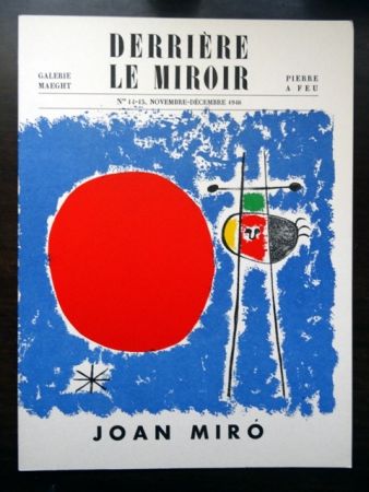 Illustriertes Buch Miró - DERRIÈRE LE MIROIR N°14 - 15