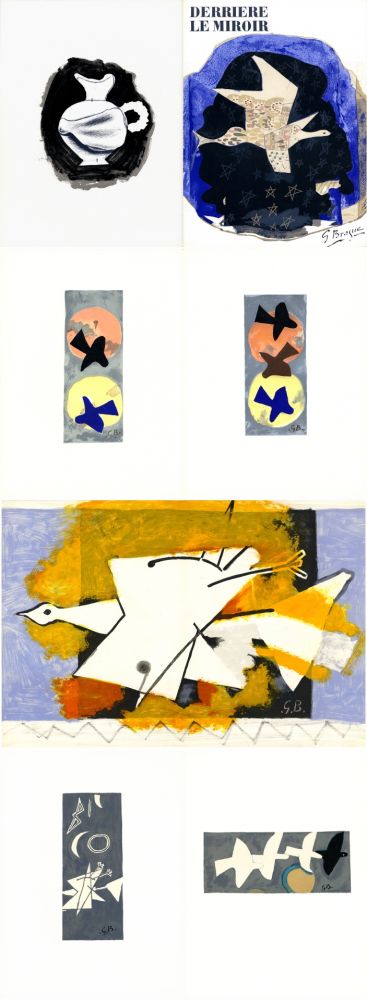 Illustriertes Buch Braque - DERRIÈRE LE MIROIR N° 115. BRAQUE. Juin-Juillet 1959.