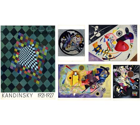 Illustriertes Buch Kandinsky - DERRIÈRE LE MIROIR N° 118. KANDINSKY 1921-1927 avec 5 lithographies en couleurs (1960)