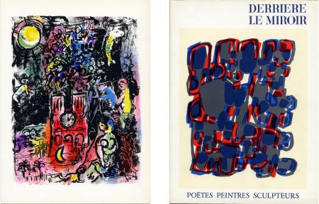 Illustriertes Buch Chagall - DERRIÈRE LE MIROIR N° 119. POÈTES, PEINTRES, SCULPTEURS. 12 LITHOGRAPHIES de Chagall - Miró - Braque - Chillida - Tal-Coat, etc. (1960)