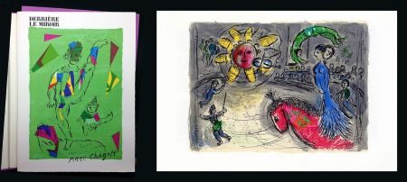 Illustriertes Buch Chagall - DERRIÈRE LE MIROIR N° 235. MARC CHAGALL. DE LUXE SUR ARCHES. 2 Lithographies Originales (1979)